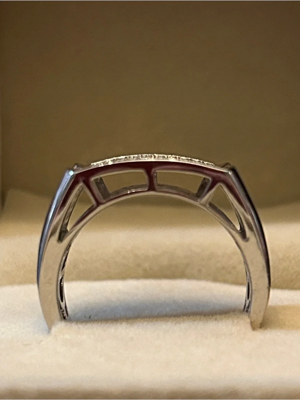 4.00CTW 💎 Moissanite 925 Sterling Silver Men's Pavé Square Signet Ring